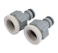 Draper GWPPATC2 1/2" & 3/4" BSP Tap Connectors 2 pack