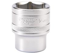 Draper 25mm 1/2"D 6 Point Metric Socket Standard Length Chrome 16616