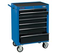 Draper 15040 Roller Tool Cabinet 7 Drawer 26in Blue each