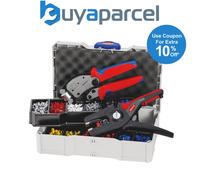 Draper 26148 Knipex 97 90 14 Crimp Assortment For Wire Ferrules, 1 X 97 53 18, 1 X 12 52 195, 9 X Wire Ferrule Sets
