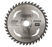 Draper 26258 TCT Construction Circular Saw Blade, 216 x 30mm, 40T