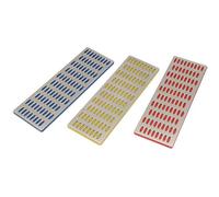 Draper 26335 Diamond Whetstone Set, 152mm x 50mm x 4.2mm, Blue, Pack of 3