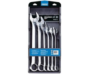 Draper 26695 Hi-Torq Metric Combination Spanner Set, 34mm-50mm, 6 Pieces , Blue