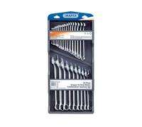 Draper 26696 Hi-Torq Metric Combination Spanner Set, 6mm-32mm, 25 Pieces , Blue
