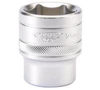 Draper 26mm 1/2"D 6 Point Metric Socket Standard Length Chrome 16617