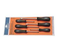 Draper 6 Piece Mechanics Slot Slotted Plain Cross Phillips PZ Screwdriver Set
