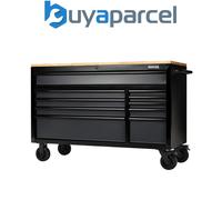 Draper 27220 BUNKER10 Drawer Workbench Roller Tool Cabinet, 56", Grey