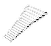 Draper 27691 HI-TORQ Metric Ratchet Combination Spanner Set (17 Piece)