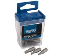 Draper 27696 Tx-Star® Assorted Long Insert Bits 25Mm (20 Piece) per case