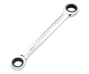 Draper 27740 HI-TORQ Metric Double Ratchet Ring Spanner, 17 x 19mm