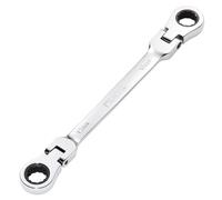 Draper 27746 HI-TORQ Metric Flexible Head Double Ring Ratchet Spanner, 12 x 13mm