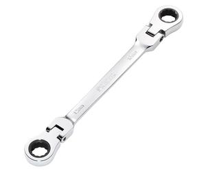 Draper 27746 HI-TORQ Metric Flexible Head Double Ring Ratchet Spanner, 12 x 13mm