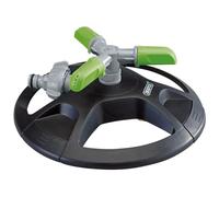 Draper Revolving 3-Arm Sprinkler 27757 – 5.8m Radius, Adjustable Arms, Ground Spike, 33cm Diameter
