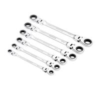 Draper 27762 Draper HI-TORQ® Metric Flexible Head Double Ring Ratchet Spann
