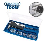 Draper 27848 2 Way Hand Riveter Kit , Blue, Nicht zutreffend