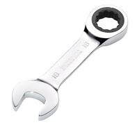 Draper 27915 HI-TORQ Metric Stubby Ratchet Combination Spanner, 18mm