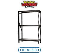 Draper 27920 BUNKER 14 Piece Modular 3 Tier Racking with Stainless Steel Shelvin