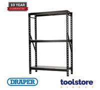 Draper 27920 Bunker 14pc Modular 3 Tier Racking with Stainless Shelving 1500mm