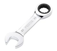 Draper 27930 HI-TORQ Metric Stubby Ratchet Combination Spanner, 19mm