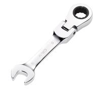 Draper 27964 HI-TORQ Metric Stubby Flexible Head Ratchet Combination Spanner, 9mm