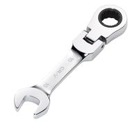 Draper Hi-Torq Stubby Flexible Head Ratchet Combination Spanner 10mm