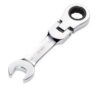 Draper Hi-Torq® Metric Stubby Flexible Head Ratchet Combination Spanner 11Mm each 1 27966