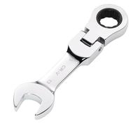 Draper 27969 HI-TORQ Metric Stubby Flexible Head Ratchet Combination Spanner, 13mm