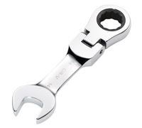 Draper 27970 HI-TORQ Metric Stubby Flexible Head Ratchet Combination Spanner, 14mm