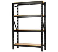 Draper Bunker 18 Piece Modular 4 Tier Racking With Stainless Steel Shelving, 1500mm 27980
