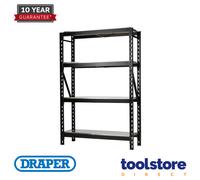 Draper 27980 BUNKER 18 Piece Modular 4 Tier Racking with Stainless Steel Shelvin