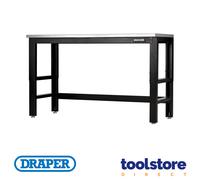 Draper 28090 BUNKER Workbench with Stainless Steel Worktop, 1550mm