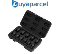 Draper 28193 Impact Pipe Plug Socket Set, 3/8" Sq. Dr. (11 Piece)