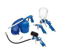 Draper 28357 Air Tool Kit, 1/4" BSP (5 Piece), Blue