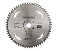 Draper Circular Saw Blade 28362 TCT Construction 305 x 30mm, 60T