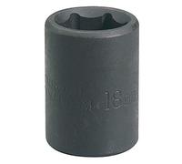Draper 28511 Expert Impact Socket, 1/2" Square Drive, 21mm , Blue