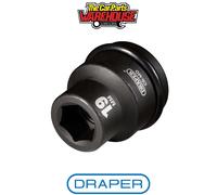 Draper 28660 Draper Hi-TORQ Impact Socket 3/4" Sq Dr 19mm