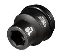 Draper 28660 Expert Hi-Torq 6 Point Impact Socket, 3/4" Square Drive, 19mm , Blue