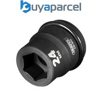 Draper 28694 Draper HI-TORQ 6 Point Impact Socket, 3/4" Sq. Dr., 24mm