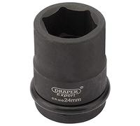 Draper 28694 Expert Hi-Torq 6 Point Impact Socket, 3/4" Square Drive, 24mm , Blue