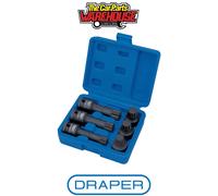 Draper Expert 28881 Impact Spline Bit Set 1/2in Sq. Dr. (6 Piece) per set