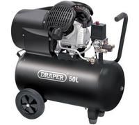 Draper Oil Compressor - V-Twin, 50ltr