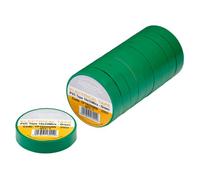 Draper 29499 Green Pvc Electrical Insulation Tape, 19mm X 33M (Pack Of 10)