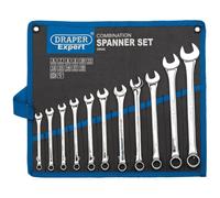 Draper 1x 11 Piece Metric Combination Spanner Set Professional Tool 29545