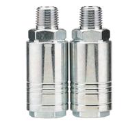 Draper 2PC 1/4BSP MALE QUICKCOUPLING 70863 1/4" Male Quick Coupling (Pack of 2)