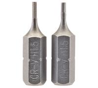 Draper 2PC 25mm 1.5MM HEX S/D Bit - 63944