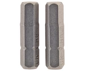 Draper 2PC 25mm 6.0MM HEX S/D Bit - 63998