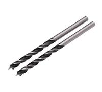 Draper 2pcs Brad Point Drill Bit, 4.0mm x 75mm - 16158 - for Hardwood, Softwood, Plywood, Chipboard and MDF