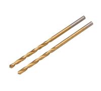 Draper 2pcs HSS Titanium Nitride Coated Drill Bit, 1.0mm x 34mm - 08855 - for Steel, Non-Ferrous Metals, Wood and Hard Plastic