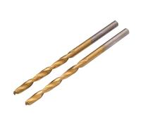 Draper Hss Titanium Nitride Coated Drill Bit 4.0Mm X 75Mm (Pack Of 2) Pk 1 08865