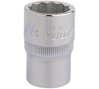 Draper 3/4" 1/2" Square Drive Elora Bi-Hexagon Socket 24418